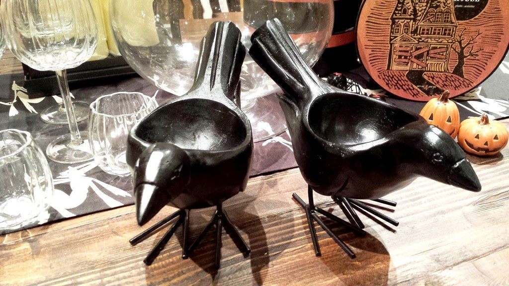 Crow candy dishes